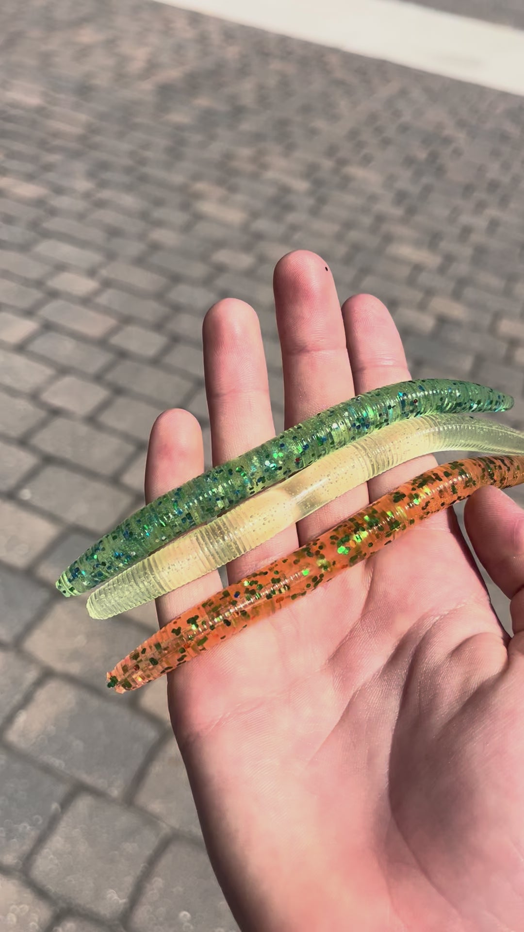 "Peacock Bass x Green Goblin x Mahi Mahi" Custom Senko Variety Pack (3 Count)